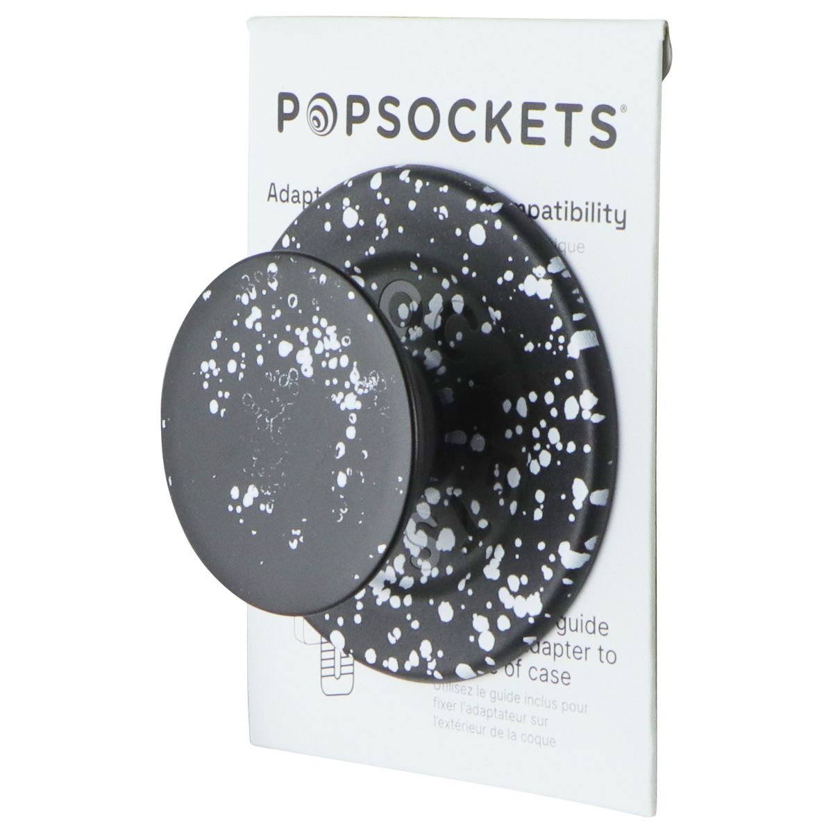 PopSockets Magnetic Phone Grip and Stand for MagSafe - Black Speckle Cell Phone - Mounts & Holders PopSockets - Simple Cell Bulk Wholesale Pricing - USA Seller