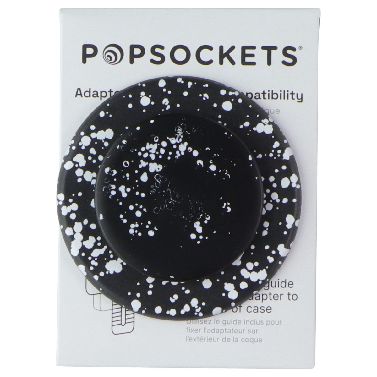 PopSockets Magnetic Phone Grip and Stand for MagSafe - Black Speckle Cell Phone - Mounts & Holders PopSockets - Simple Cell Bulk Wholesale Pricing - USA Seller
