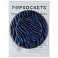 PopSockets Magnetic Phone Grip and Stand for MagSafe - Zed (Blue Zebra) Cell Phone - Mounts & Holders PopSockets - Simple Cell Bulk Wholesale Pricing - USA Seller