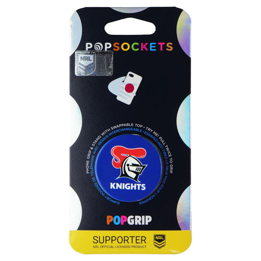 PopSockets PopGrip Expanding Stand Grip w/Swappable Top - NRL Newcastle Knights Cell Phone - Mounts & Holders PopSockets - Simple Cell Bulk Wholesale Pricing - USA Seller