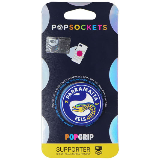 PopSockets PopGrip Expanding Stand Grip w/ Swappable Top - NRL Parramatta Eels Cell Phone - Mounts & Holders PopSockets - Simple Cell Bulk Wholesale Pricing - USA Seller