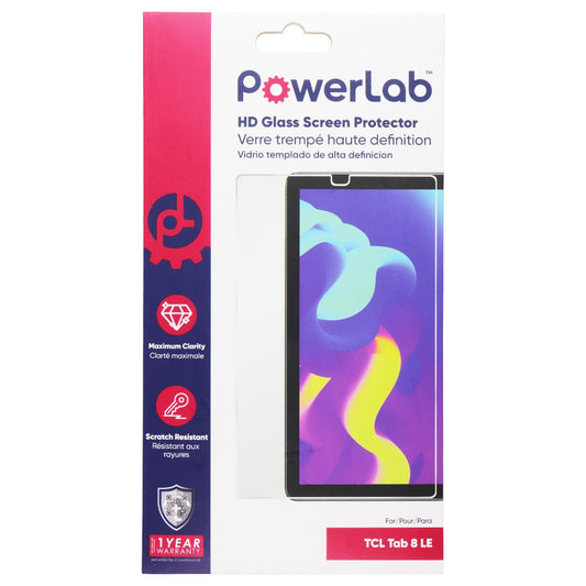 PowerLab HD Glass Screen Protector for TCL Tab 8 LE