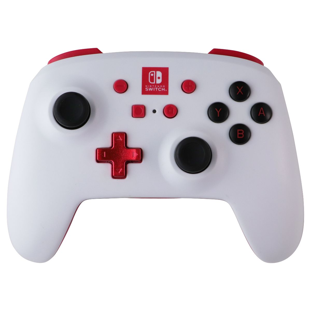 PowerA Enhanced Wireless Controller for Nintendo Switch - White & Red Gaming/Console - Controllers & Attachments PowerA - Simple Cell Bulk Wholesale Pricing - USA Seller
