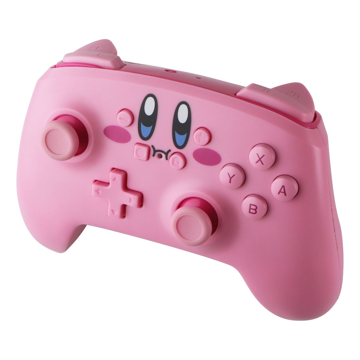 PowerA Enhanced Wireless Controller for Nintendo Switch - Kirby Face (BASIC) Gaming/Console - Controllers & Attachments PowerA - Simple Cell Bulk Wholesale Pricing - USA Seller