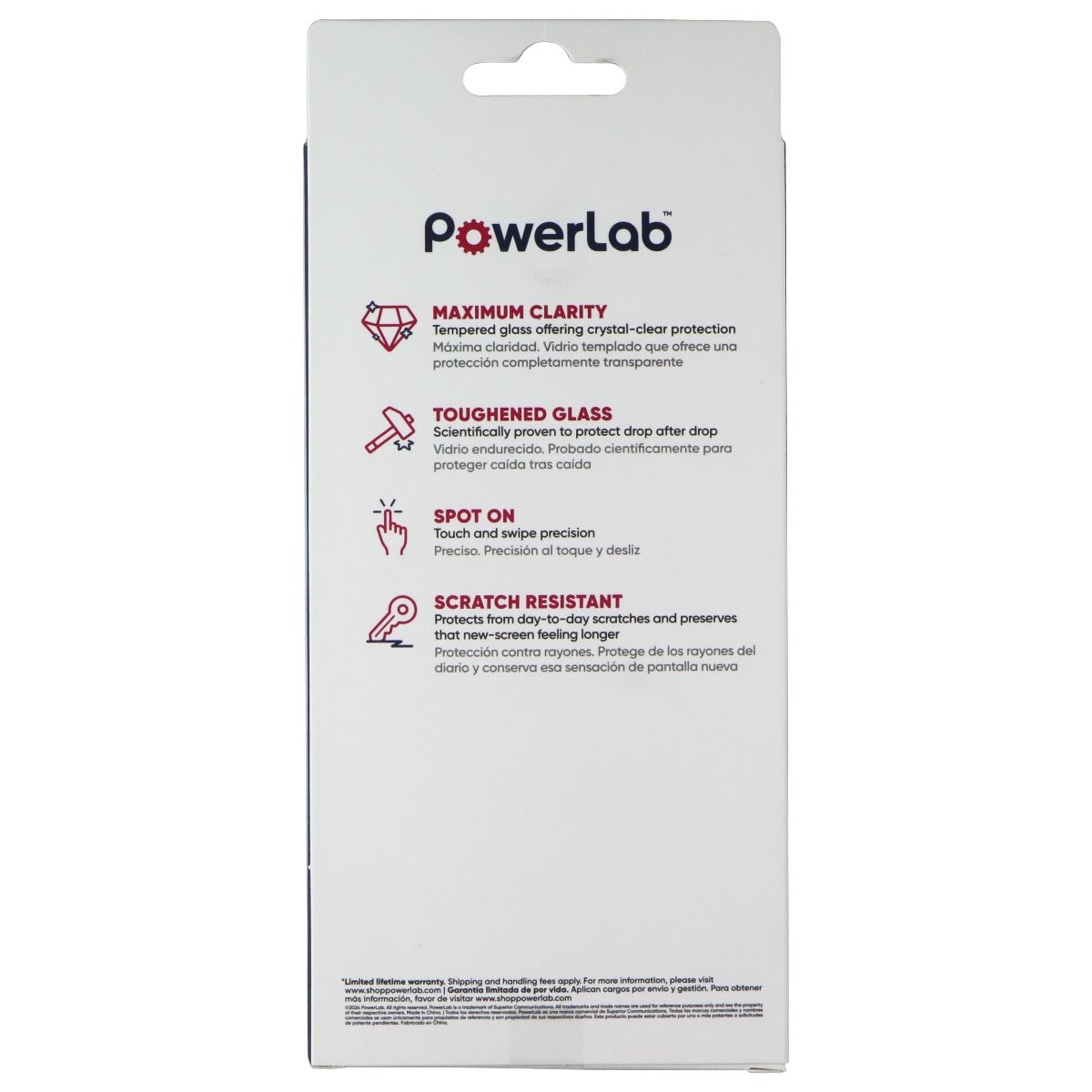 PowerLab High-Definition Glass Screen Protector for Apple iPhone 13 - Clear Cell Phone - Screen Protectors PowerLab - Simple Cell Bulk Wholesale Pricing - USA Seller