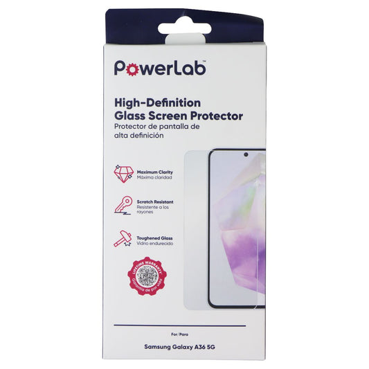 PowerLab High Definition Glass Screen Protector for Samsung Galaxy A36 5G