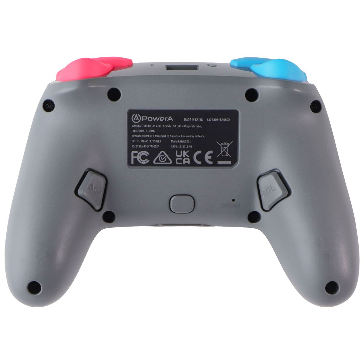 PowerA Nano Enhanced Wireless Nintendo Switch Controller - Gray-Neon (NWLC001) Gaming/Console - Controllers & Attachments PowerA - Simple Cell Bulk Wholesale Pricing - USA Seller