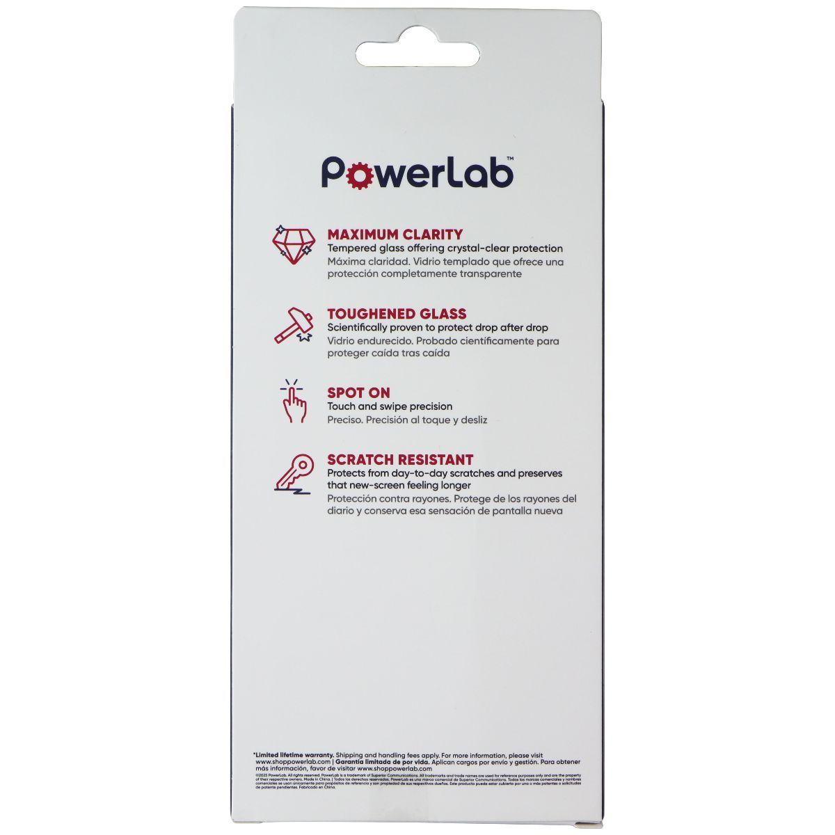 PowerLab High Definition Glass Screen Protector for Motorola Moto G (2025) Cell Phone - Screen Protectors PowerLab - Simple Cell Bulk Wholesale Pricing - USA Seller