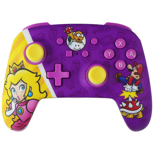 PowerA Enhanced Nintendo Switch Wired Controller - Princess Peach Battle Gaming/Console - Controllers & Attachments PowerA - Simple Cell Bulk Wholesale Pricing - USA Seller