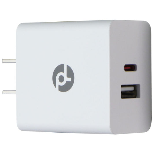 PowerLab 32W USB-C / USB-A Wall Charger with Power Delivery - White Cell Phone - Chargers & Cradles PowerLab - Simple Cell Bulk Wholesale Pricing - USA Seller
