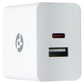 PowerLab 32W USB-C / USB-A Wall Charger with Power Delivery - White Cell Phone - Chargers & Cradles PowerLab - Simple Cell Bulk Wholesale Pricing - USA Seller