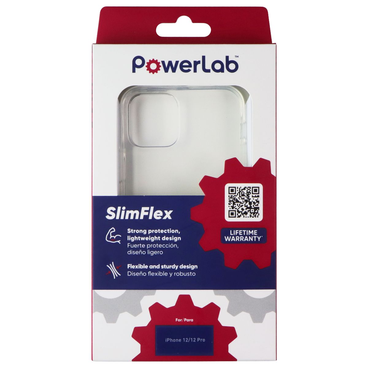 PowerLab SlimFlex Series Gel Case for Apple iPhone 12 and 12 Pro - Clear Cell Phone - Cases, Covers & Skins PowerLab - Simple Cell Bulk Wholesale Pricing - USA Seller