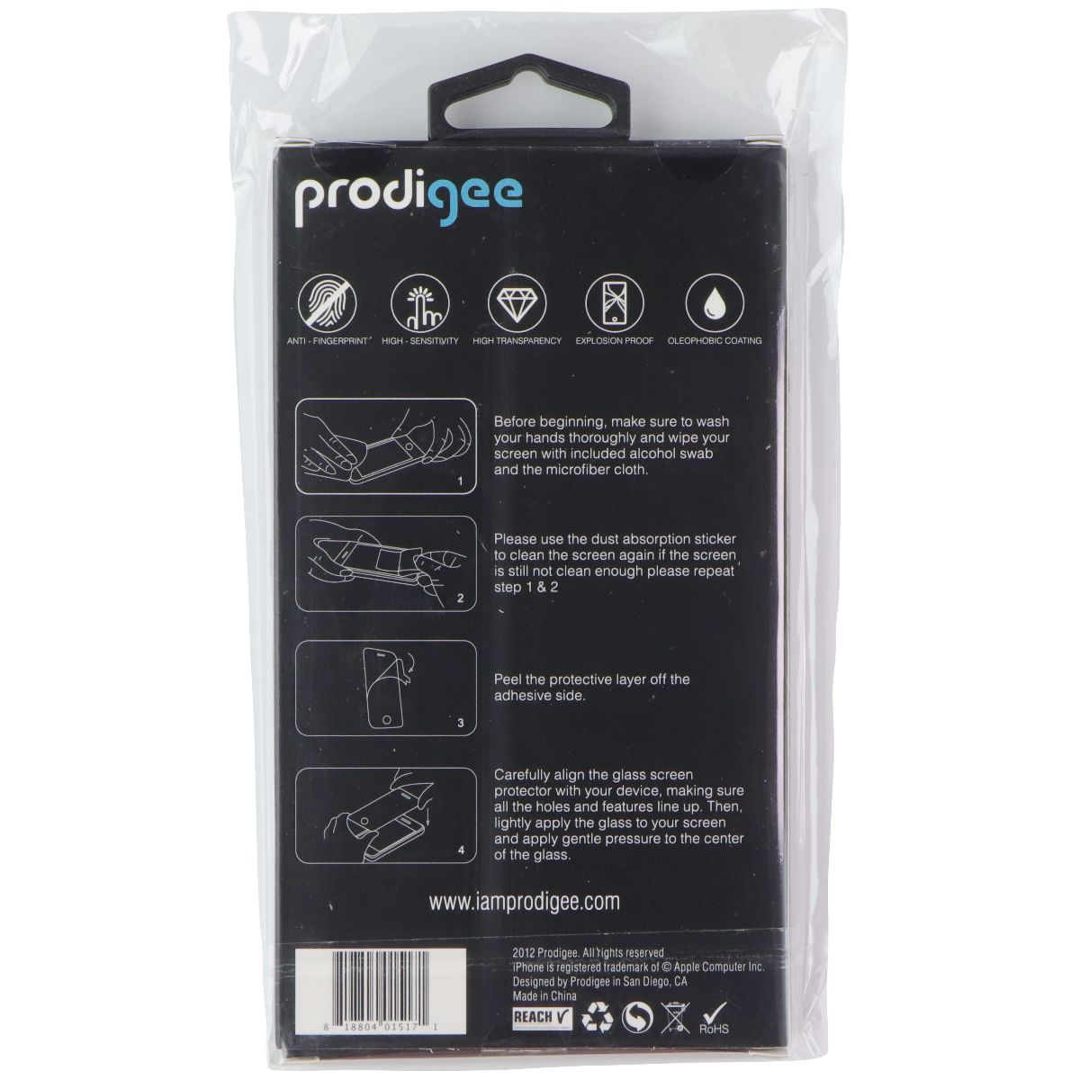 Prodigee Super-Glass Tempered Glass Screen Protector for LG G4 - Clear Cell Phone - Screen Protectors Prodigee - Simple Cell Bulk Wholesale Pricing - USA Seller