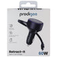 Prodigee Retract-IT Dual Type-C 60W Car Charger - Black