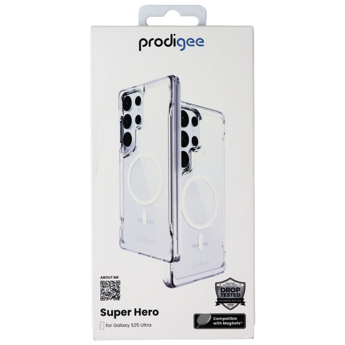 Prodigee Super Hero Series Case for MagSafe for Samsung Galaxy S25 Ultra - Clear