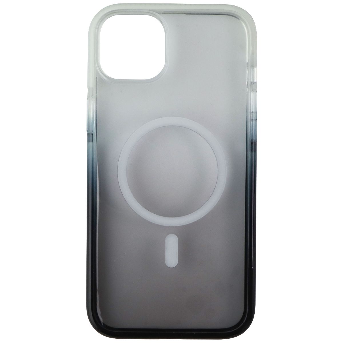 Prodigee Safetee Flow + Mag Case for iPhone 14 Plus - Black/White Fade/Clear