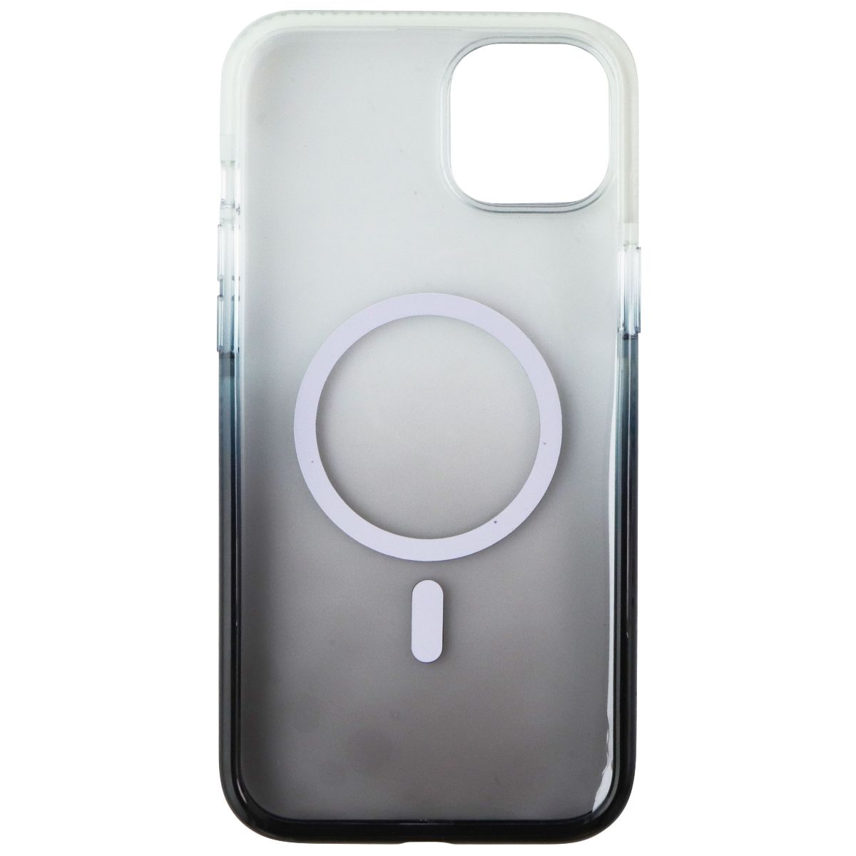 Prodigee Safetee Flow + Mag Case for iPhone 14 Plus - Black/White Fade/Clear