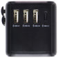 Prodigee Energee World Traveler USB-C/USB-A AC Travel Adapter - Black Cell Phone - Chargers & Cradles Prodigee - Simple Cell Bulk Wholesale Pricing - USA Seller