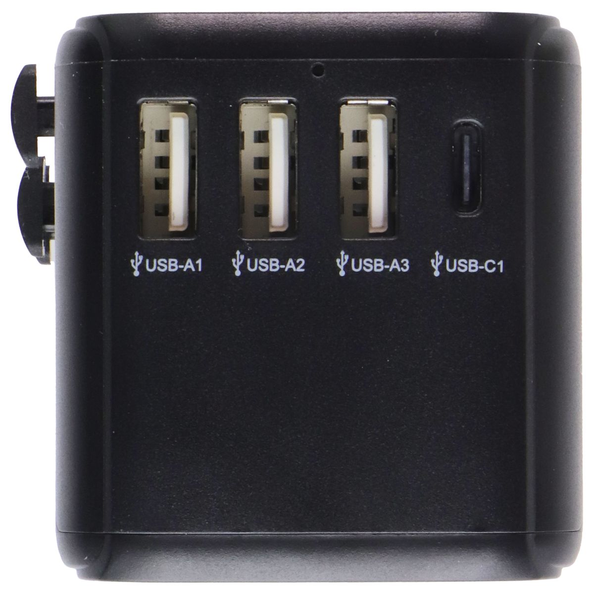 Prodigee Energee World Traveler USB-C/USB-A AC Travel Adapter - Black Cell Phone - Chargers & Cradles Prodigee - Simple Cell Bulk Wholesale Pricing - USA Seller