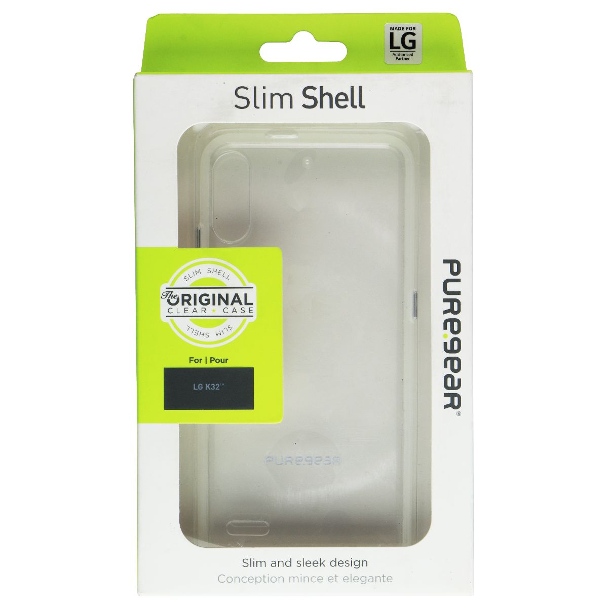 PureGear Slim Shell Hard Case for LG K32 Smartphones - Clear Cell Phone - Cases, Covers & Skins PureGear    - Simple Cell Bulk Wholesale Pricing - USA Seller