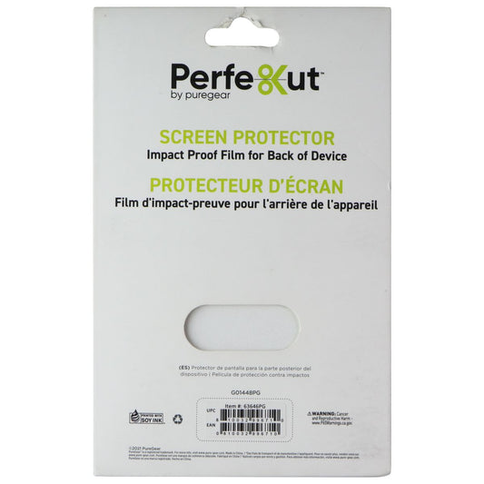 PureGear Perfekut Screen Protector Film for Back of Device - White Glitter Cell Phone - Screen Protectors PureGear - Simple Cell Bulk Wholesale Pricing - USA Seller