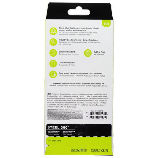 PureGear Steel 360 Tempered Glass for Apple iPhone 15 Plus - Clear Cell Phone - Screen Protectors PureGear    - Simple Cell Bulk Wholesale Pricing - USA Seller