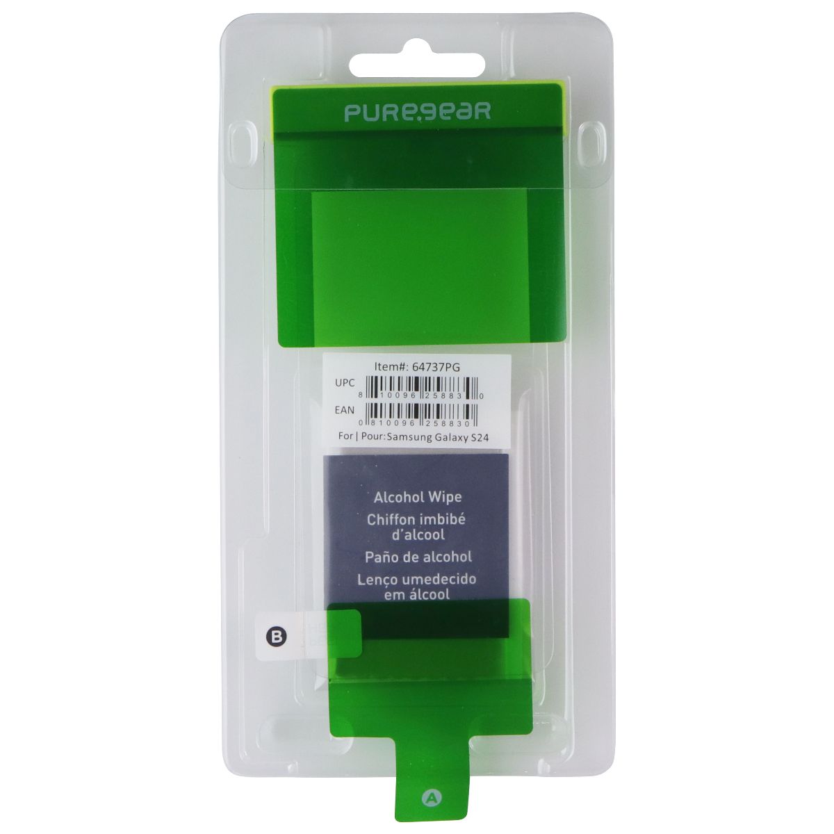 PureGear Tempered Glass Screen for Samsung Galaxy S24 (64737PG) - Bulk Cell Phone - Screen Protectors PureGear - Simple Cell Bulk Wholesale Pricing - USA Seller
