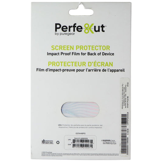 PureGear Perfekut Screen Protector Film for Back of Device - Whirlwind Cell Phone - Screen Protectors PureGear    - Simple Cell Bulk Wholesale Pricing - USA Seller