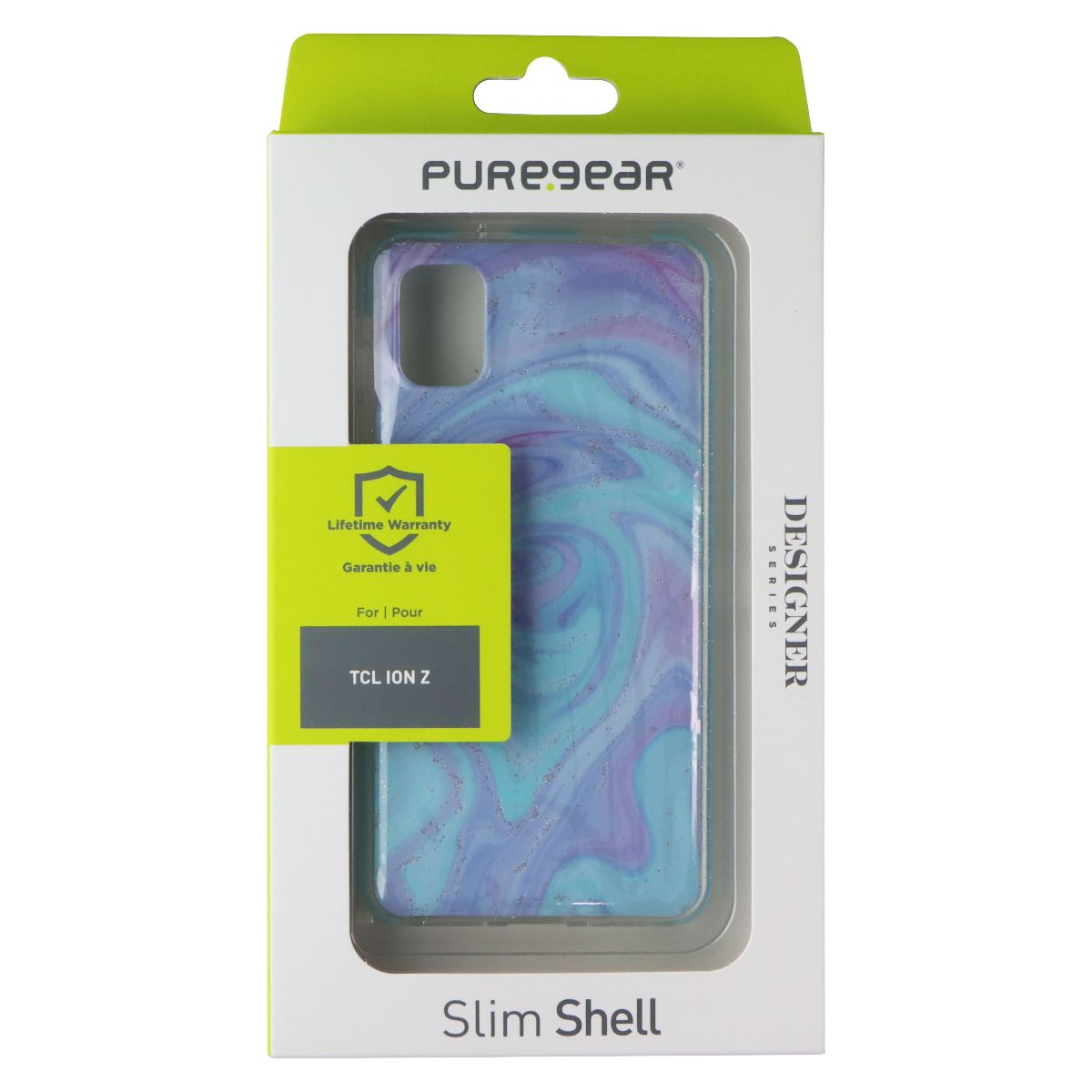 PureGear Slim Shell Series Case for TCL ION Z Smartphones - Multi Color Swirl Cell Phone - Cases, Covers & Skins PureGear - Simple Cell Bulk Wholesale Pricing - USA Seller