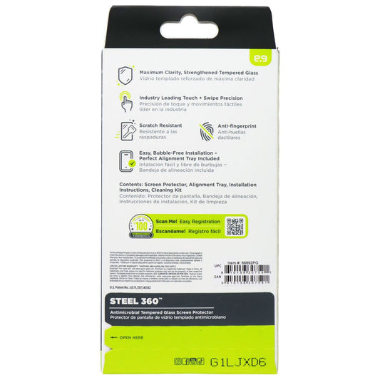 PureGear Steel 360 Tempered Glass Screen Protector for Samsung Galaxy A17/A16 5G Cell Phone - Screen Protectors PureGear - Simple Cell Bulk Wholesale Pricing - USA Seller