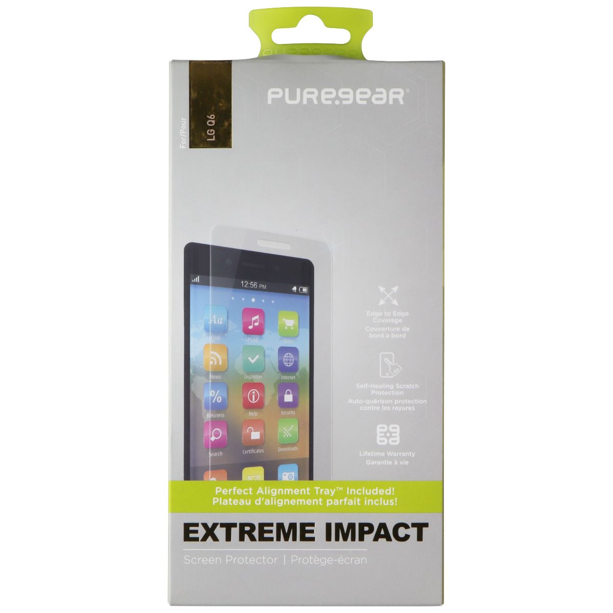 PureGear Extreme Impact Screen Protector w/ Alignment Tray for the LG G6 - Clear Cell Phone - Screen Protectors PureGear - Simple Cell Bulk Wholesale Pricing - USA Seller