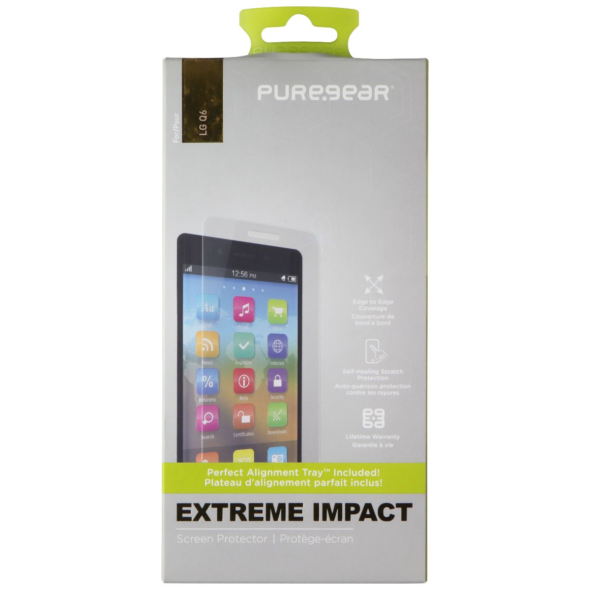 PureGear Extreme Impact Screen Protector w/ Alignment Tray for the LG G6 - Clear Cell Phone - Screen Protectors PureGear    - Simple Cell Bulk Wholesale Pricing - USA Seller