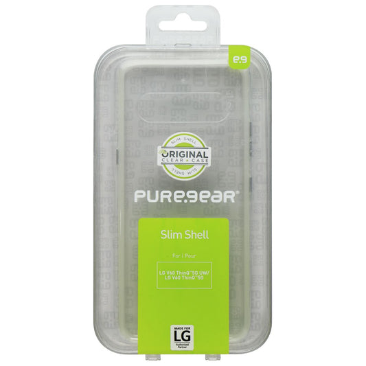 PureGear Slim Shell Series Case for LG V60 ThinQ 5G / 5G UW - Clear Cell Phone - Cases, Covers & Skins PureGear    - Simple Cell Bulk Wholesale Pricing - USA Seller