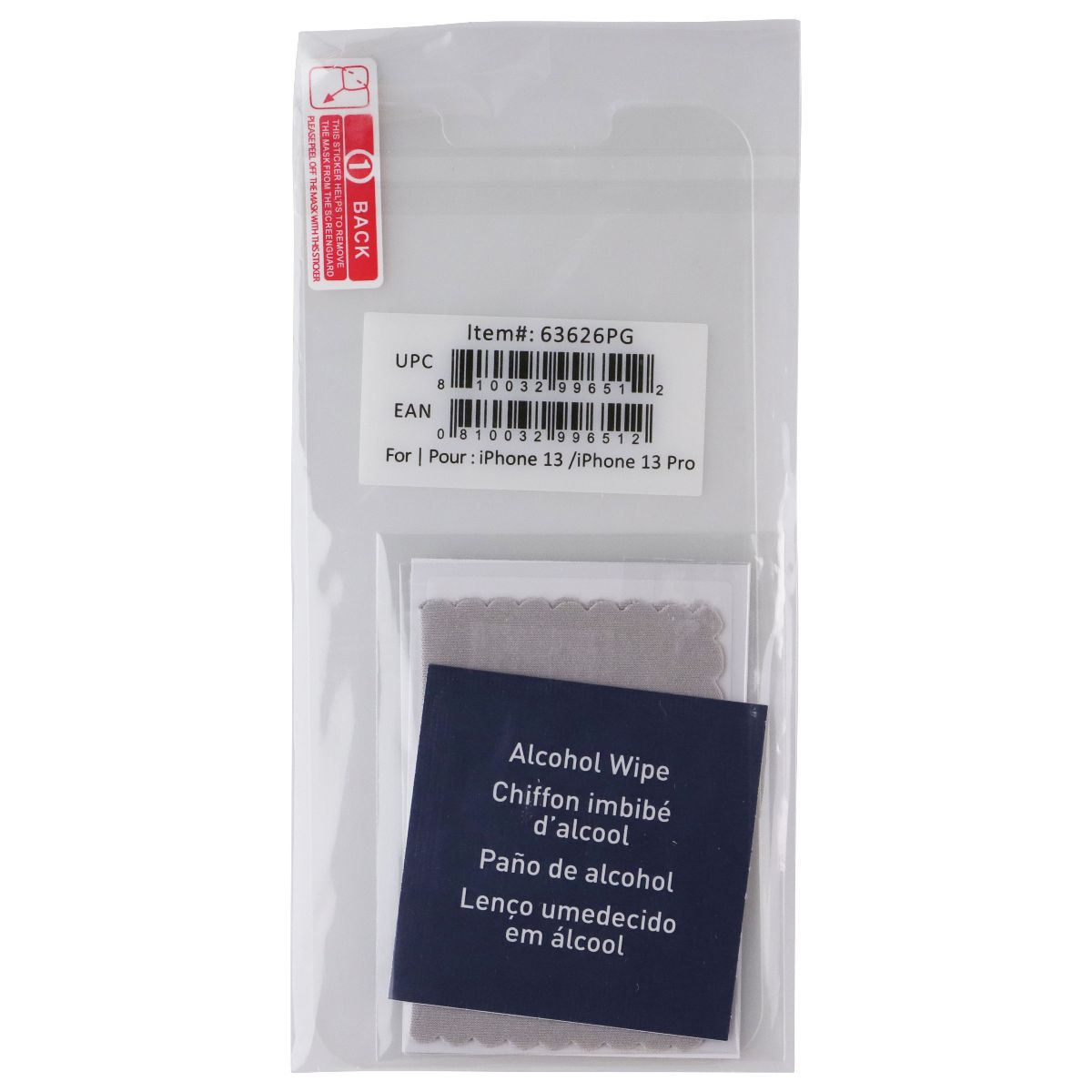 PureGear Tempered Glass Screen Protector for Apple iPhone 13 / 13 Pro (BULK)