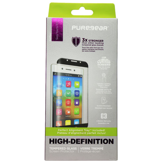 PureGear High-Definition Tempered Glass for Sony Xperia XZ2 - Clear Cell Phone - Screen Protectors PureGear    - Simple Cell Bulk Wholesale Pricing - USA Seller