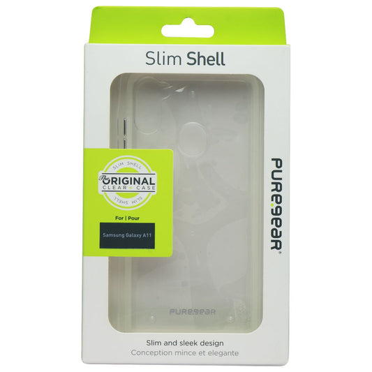 PureGear Slim Shell Series Case for Samsung Galaxy A11 - Clear Cell Phone - Cases, Covers & Skins PureGear    - Simple Cell Bulk Wholesale Pricing - USA Seller