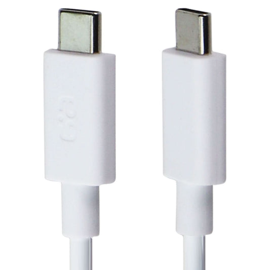 PureGear 6 ft. USB-C to USB-C Charging and Data Sync Cable - White Cell Phone - Cables & Adapters PURE GEAR    - Simple Cell Bulk Wholesale Pricing - USA Seller