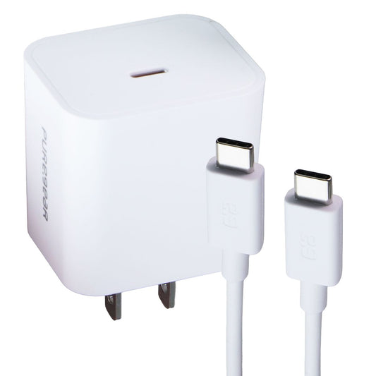 PureGear LightSpeed (30W) USB-C Wall Charger + USB-C Cable - White (63995PG) Cell Phone - Chargers & Cradles PureGear - Simple Cell Bulk Wholesale Pricing - USA Seller