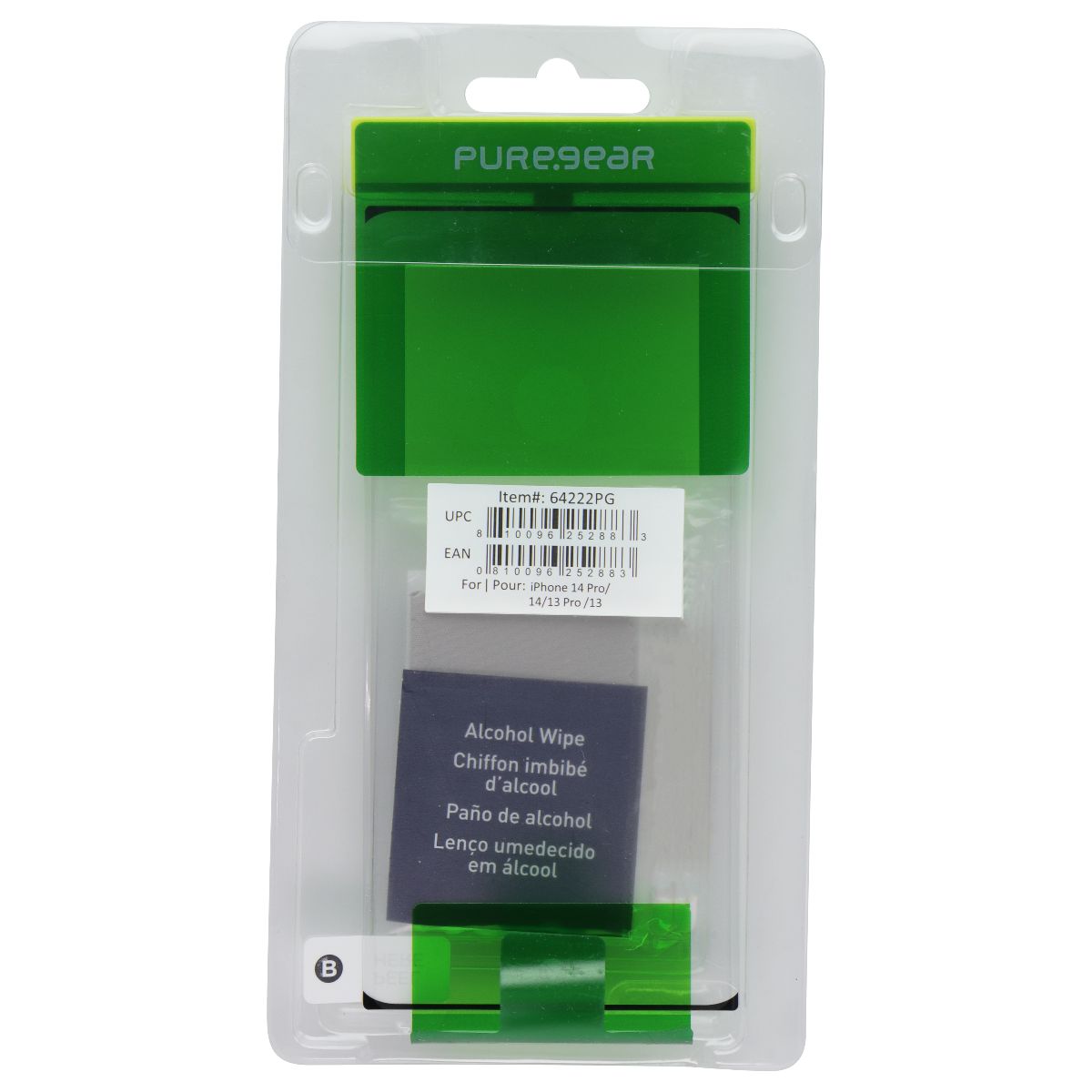 PureGear Tempered Glass Screen for Apple iPhone 14 Pro/14/13 Pro/13 (BULK) Cell Phone - Screen Protectors PureGear - Simple Cell Bulk Wholesale Pricing - USA Seller