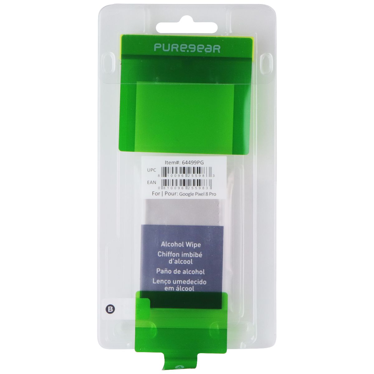 PureGear Tempered Glass Screen Protector for Google Pixel 8 Pro - Clear (BULK) Cell Phone - Screen Protectors PureGear - Simple Cell Bulk Wholesale Pricing - USA Seller