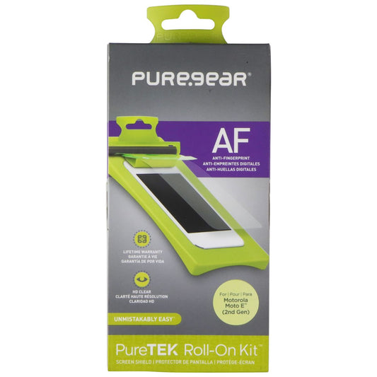 PureGear PureTEK Roll-On Kit Anti-Fingerprint Screen Shield for Moto E 2nd Gen Cell Phone - Screen Protectors PureGear - Simple Cell Bulk Wholesale Pricing - USA Seller