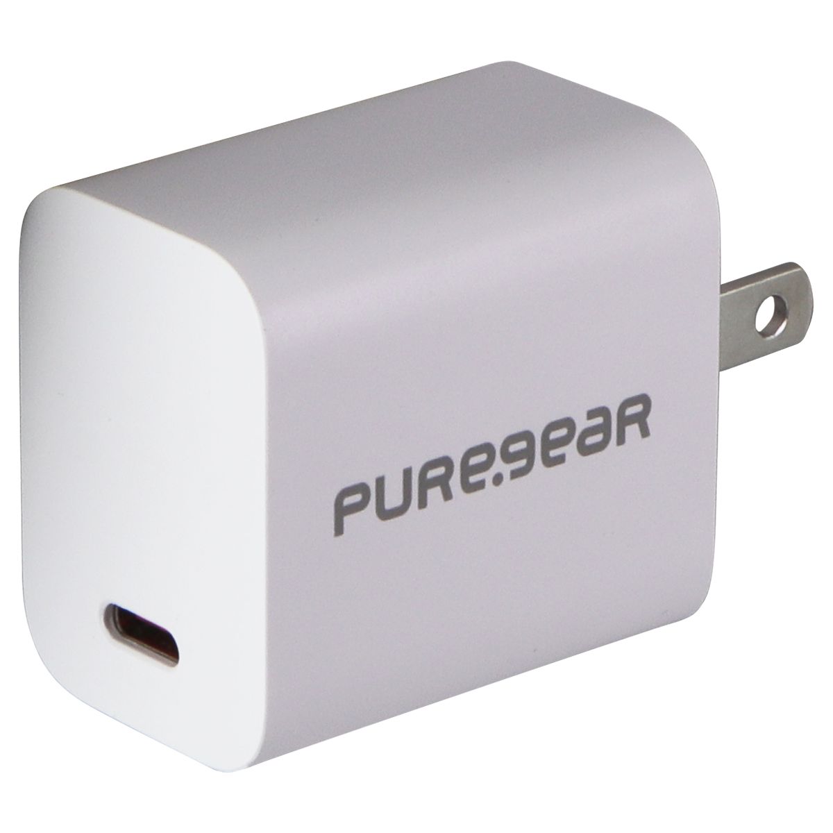 PureGear LightSpeed (20-Watt) USB-C Wall Charger Travel Adapter - White Cell Phone - Chargers & Cradles PureGear - Simple Cell Bulk Wholesale Pricing - USA Seller