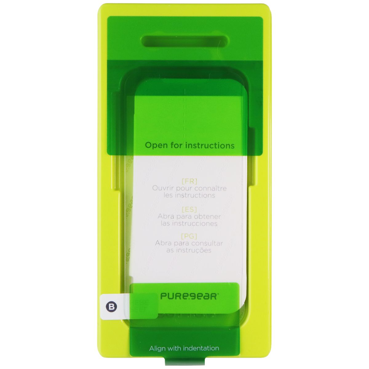 PureGear Steel 360 Tempered Glass Protector for Apple iPhone 13 Mini - Clear Cell Phone - Screen Protectors PureGear - Simple Cell Bulk Wholesale Pricing - USA Seller