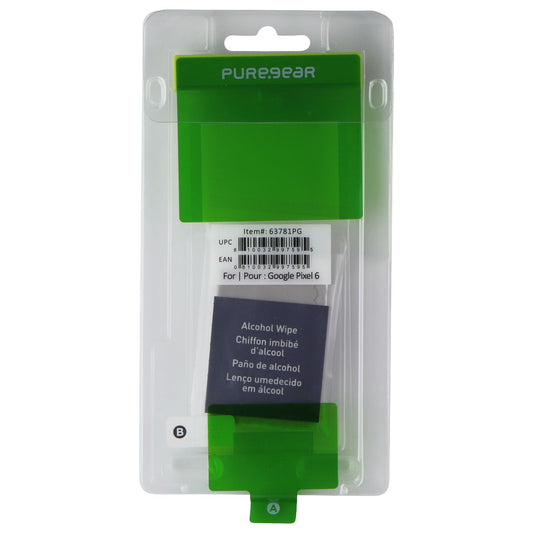 PureGear Tempered Glass Screen for Google Pixel 6 - Clear (BULK) 63781PG Cell Phone - Screen Protectors PureGear - Simple Cell Bulk Wholesale Pricing - USA Seller