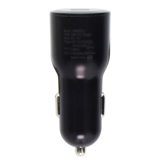 PureGear LightSpeed (35W) Single Port USB-C Car Charger - Black (64673PG) Cell Phone - Chargers & Cradles PureGear - Simple Cell Bulk Wholesale Pricing - USA Seller