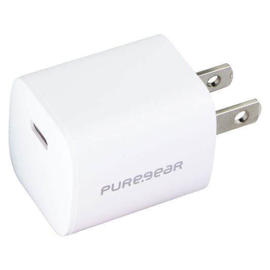 PureGear LightSpeed Nano (30W) Single Port USB-C Wall Charger - White (64842PG) Cell Phone - Chargers & Cradles PureGear - Simple Cell Bulk Wholesale Pricing - USA Seller