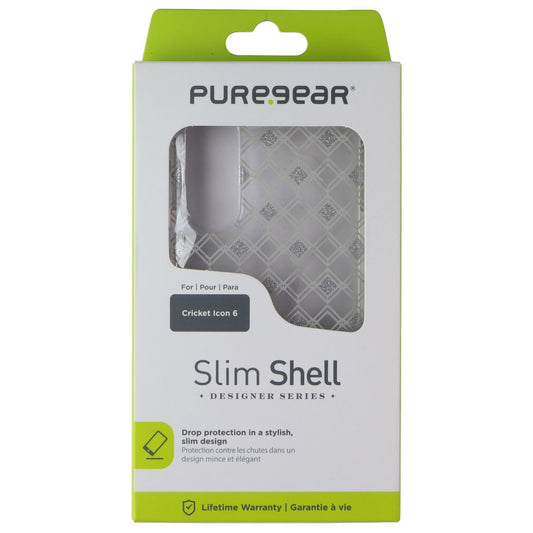 PureGear Slim Shell Series Case for Cricket Icon 6 - Diamond/Clear Cell Phone - Cases, Covers & Skins PureGear - Simple Cell Bulk Wholesale Pricing - USA Seller