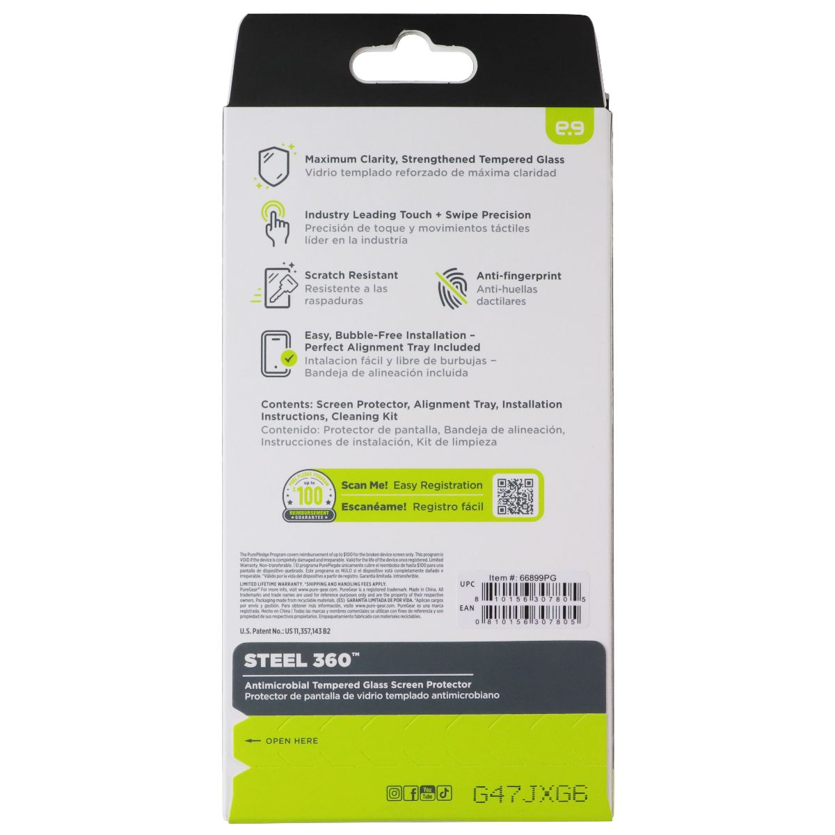 PureGear Steel 360 Tempered Glass Screen Protector for Samsung Galaxy S26 Ultra