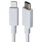 PureGear 6 ft. USB-C to Lightning 8-Pin Charging and Data Sync Cable - White Cell Phone - Cables & Adapters PureGear - Simple Cell Bulk Wholesale Pricing - USA Seller