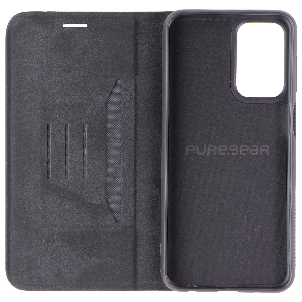 PureGear Express Folio Wallet Case for Samsung Galaxy A23 (5G) - Black Cell Phone - Cases, Covers & Skins PureGear    - Simple Cell Bulk Wholesale Pricing - USA Seller